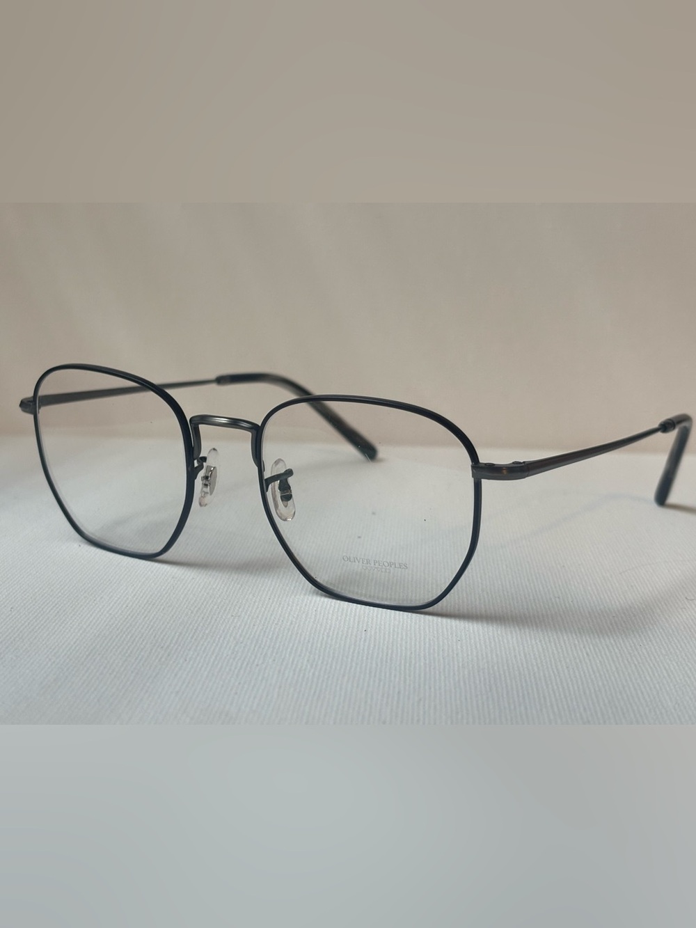 Oliver Peoples Black Metal Optical Glasses
